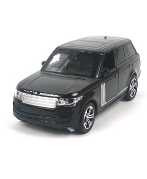 Метален автомобил Range Rover, С отварящи се врати, 1:32, Черна, Без опаковка