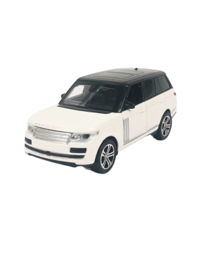 Метален автомобил Range Rover, С отварящи се врати, 1:32, Бял, Без опаковка