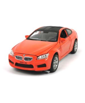 Метална количка BMW M6, 1:32, Червена, Без опаковка