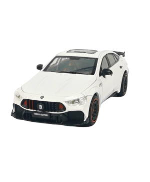 Метален автомобил, Mercedes AMG GT, Brabus, 1:24, Бял, Без опаковка