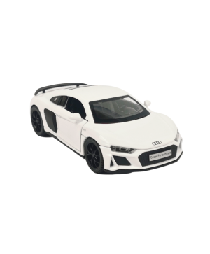 Метална кола Audi R8 GT, С отварящи се врати, 1:32, Бяла