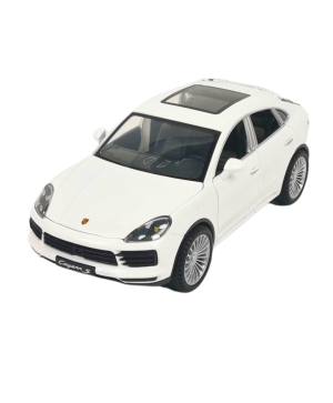 Метална кола Porsche Cayenne, С отварящи се врати, 1:24, Бяла, Без опаковка