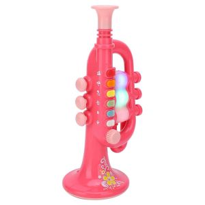 Детска играчка, Тромпет, Звук, Светлини, Розов