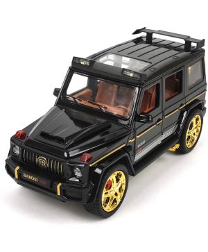 Метален джип Mercedes G-class Brabus, Със звук и светлини, 1:18, Черен, Без опаковка, 27x11x11см