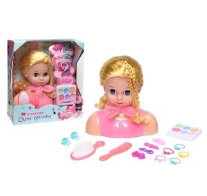 Кукла глава, За прически, С грим и гребен