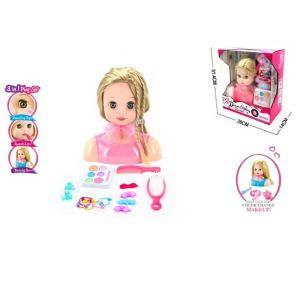 Кукла глава, За прически, С грим и гребен