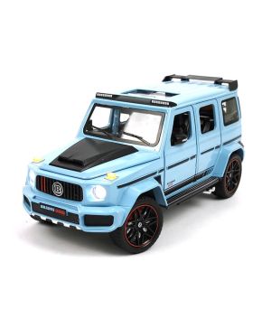 Метален джип Mercedes G-class Brabus, 1:24, Син, Без опаковка