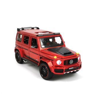 Метален джип Mercedes G-class Brabus, 1:24, Червен, Без опаковка