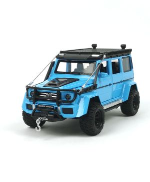 Метален джип Mercedes G-class, Brabus Adventure, 1:24, Син, Без опаковка