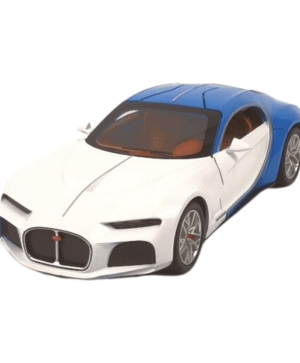 Метална кола Bugatti Atlantic, 1:24, Син, Без опаковка