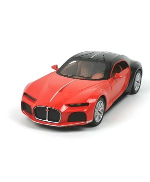 Метална кола Bugatti Atlantic, 1:24, Червена, Без опаковка