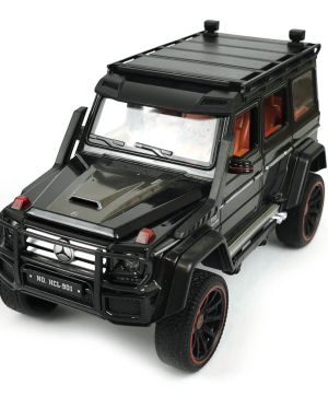 Метален джип Mercedes-benz G class, Brabus, С отварящи се врати, 1:22, Черен