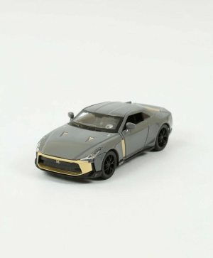 Метална количка Nissan GT-R 50, Сива, 1:32