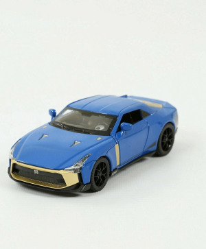 Метална количка Nissan GT-R 50, Синя, 1:32