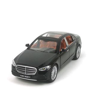 Метален автомобил Mercedes Benz S Class, С пушек, Черен, 1:22, Без опаковка