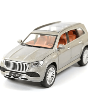 Метален джип, Mercedes-Maybach GLS, С пушек, Сива, 1:22, Без опаковка