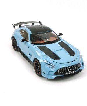 Метална кола Mercedes-Benz AMG GT, BLACK SERIES, Синя, 1:18, Без опаковка