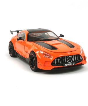 Метална кола Mercedes-Benz AMG GT, BLACK SERIES, Оранжева, 1:18, Без опаковка