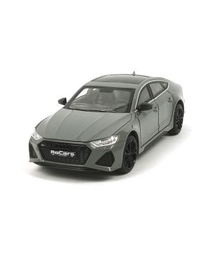 Метална кола Audi RS7, Сива, 1:24, Без опаковка