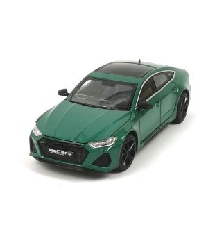 Метална кола Audi RS7, Зелена, 1:24, Без опаковка