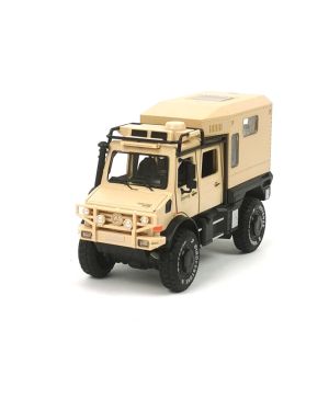 Метален камион Mercedes-Benz, Военен, Бежов, 1:24, Без опаковка