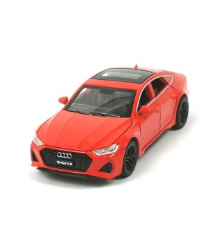 Метална кола Audi RS7, Червена, 1:32, Без опаковка