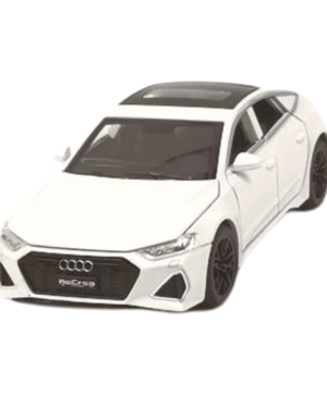 Метална кола Audi RS7, Бяла, 1:32, Без опаковка