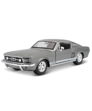 Метален автомобил, FORD MUSTANG GT, 1:24, Maisto, Сив