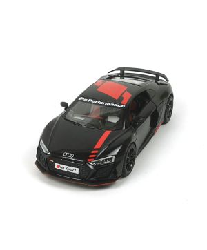 Метална кола Audi R8, С отварящи се врати, 1:24, Черен, Без опаковка