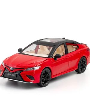 Метална кола Toyota Camry, 1:24, Червена, Без опаковка