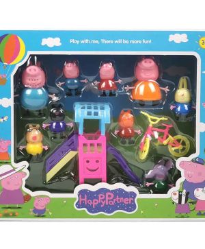 Комплект фигури Peppa Pig, С пързалка