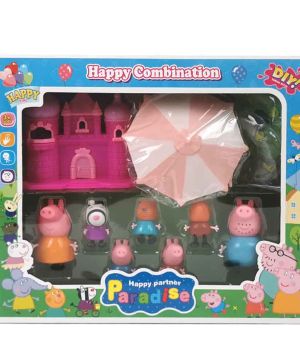 Игрален комплект Peppa Pig, Със замък