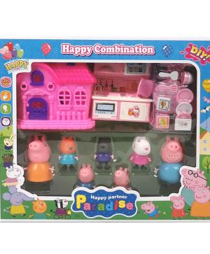 Игрален комплект Peppa Pig, С къща