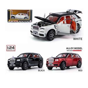 Метален автомобил Rolls-Royce Cullinan, 1:24, Червен