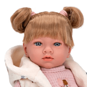 Кукла Ария в розово, която се смее, 40 см