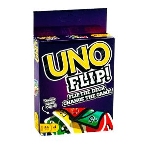 Игра с карти UNO, 2-10 играча, flip, 7+ 