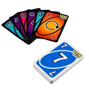Игра с карти UNO, 2-10 играча, flip, 7+ 