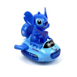Музикална играчка Стич, Светеща, Въртяща се интерактивна играчка, Син