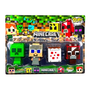 Комплект Funko POP, Minecraft, Трансформиращи се фигурки 2 в 1