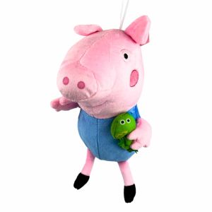 Плюшена играчка Пепа Пиг, Джордж, Мека кукла за гушкане