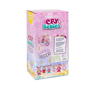 Ходеща кукла Cry Babies, С лилаво тоалет, Интерактивна играчка за деца