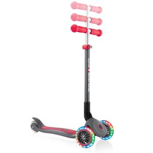 Тротинетка PRIMO FOLDABLE LIGHTS, GREY-RED