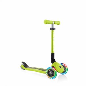 Тротинетка Globber Junior, св. колела, зелена