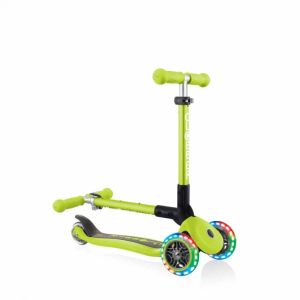 Тротинетка Globber Junior, св. колела, зелена