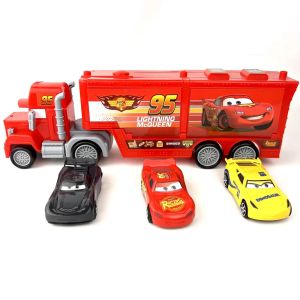 Комплект камион Маккуин, С 3 колички, Disney Cars 3 