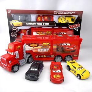 Комплект камион Маккуин, С 3 колички, Disney Cars 3 
