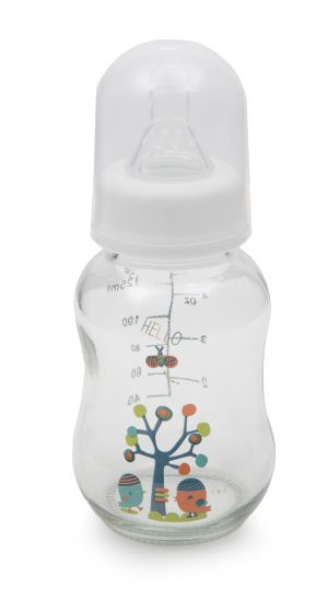 Стъклено стандартно шише 125 ml GB301