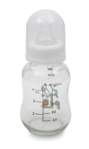 Стъклено стандартно шише 125 ml GB301