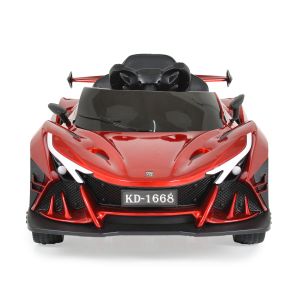 Акумулаторна кола Flash KD-1668 червен металик
