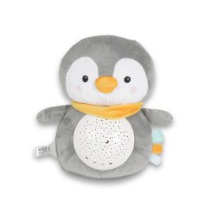 Нощна лампа и прожектор с бял шум Snuggly Penguin